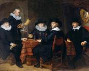 霍弗特 特尼斯 弗林克 : Four Governors of the Arquebusiers Civic Guard, Amsterdam